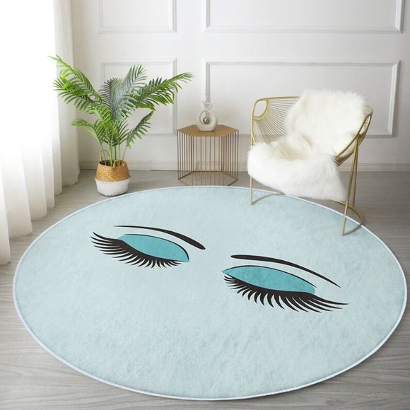 Modern Eyelash Decorative Rug - Picture 1 of 1